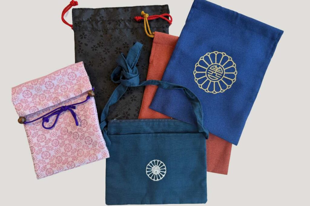 Goshuincho pouches come in various sizes, patterns, and materials, all designed to protect the book.